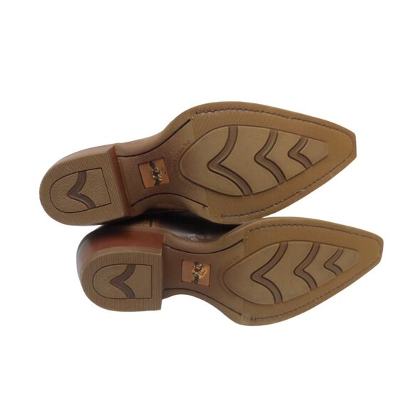 Laredo Men's 10" Arno Taupe Snip Toe Western Boots 68572 Brown Leather Size 9D - Picture 5 of 8